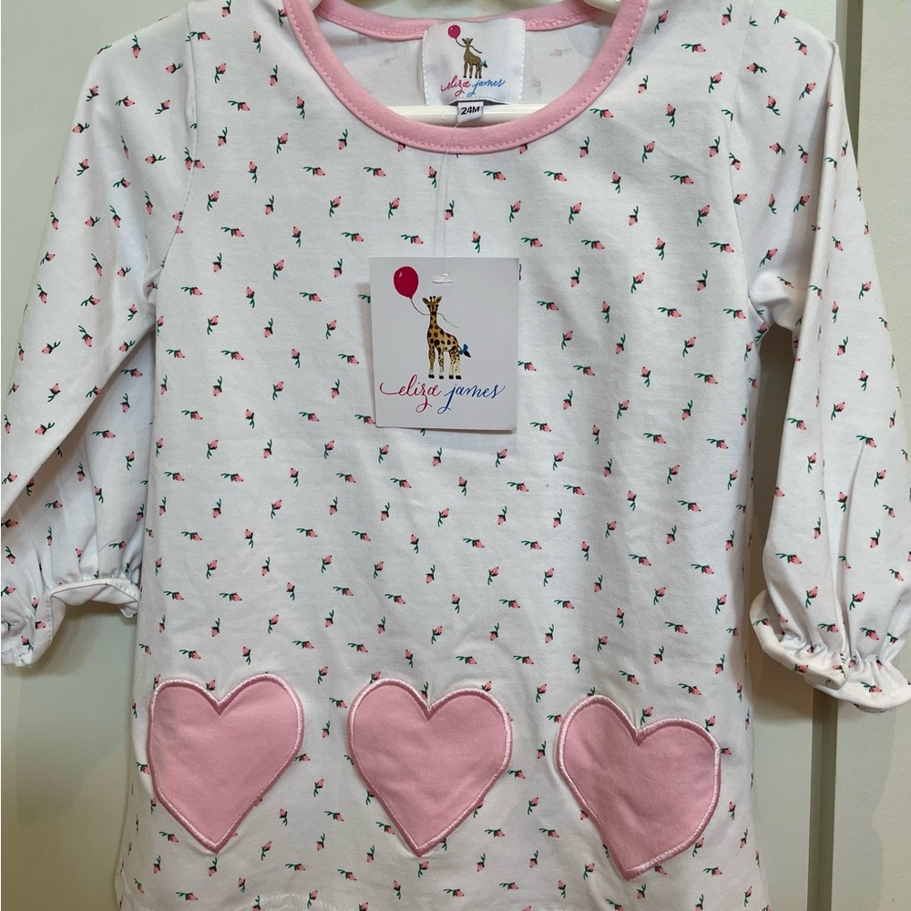 NWT Eliza James rosebud tunic